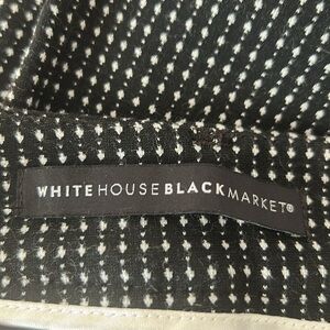 White House Black Market The Slim Black and White Pants